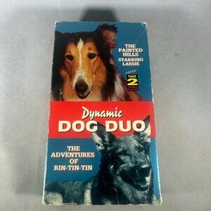 Dynamic Dog Duo VHS The Adventures Of Rin-Tin-Tin & Painted Hills